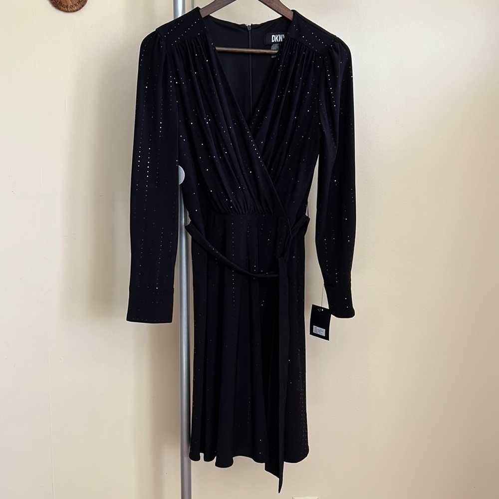 DKNY black sparkly dress